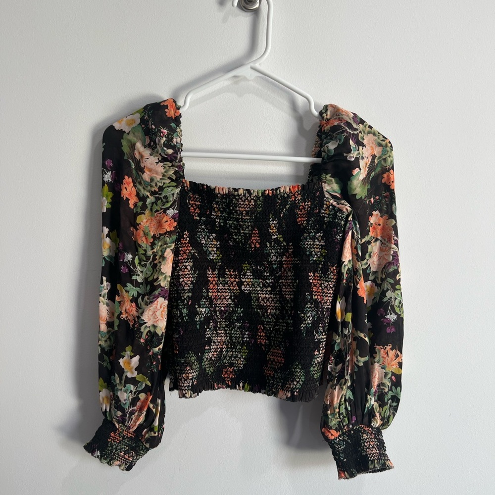 Alice + Olivia Smocked Top